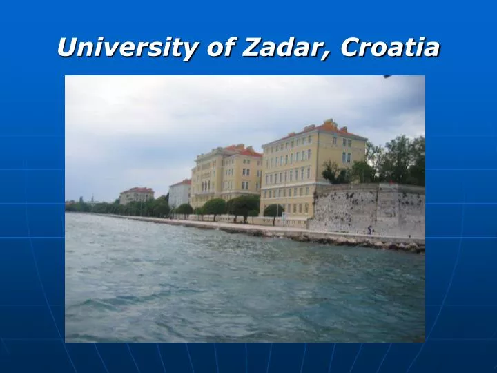 university of zadar croatia