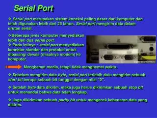 serial port