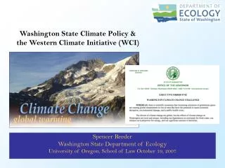Spencer Reeder Washington State Department of Ecology