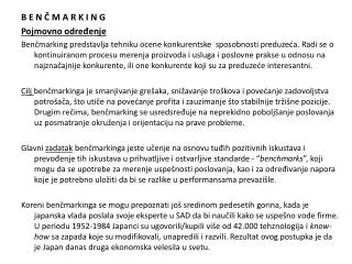 b e n m a r k i n g