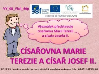 c sa ovna marie terezie a c sa josef ii