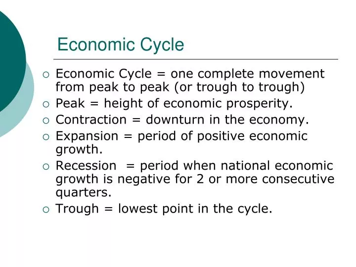 economic cycle