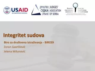 integritet sudova