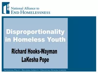 Disproportionality in Homeless Youth