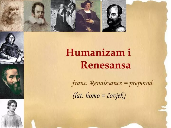 humanizam i renesansa