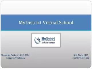 MyDistrict Virtual School