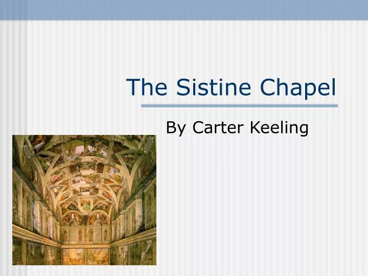 the sistine chapel