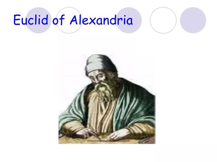 euclid of alexandria