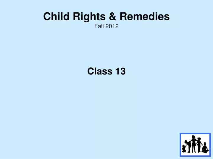 child rights remedies fall 2012