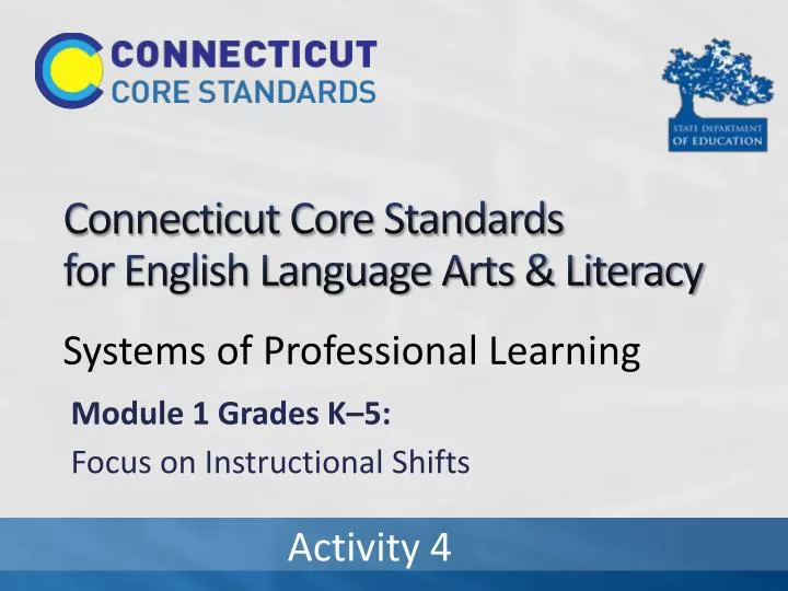 connecticut core standards for english language arts literacy