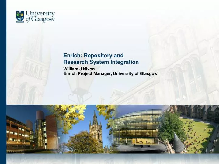 enrich repository and research system integration