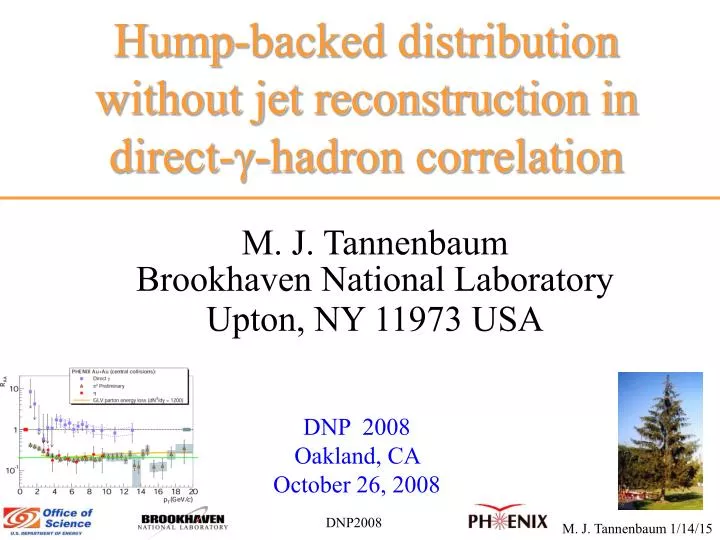 hump backed distribution without jet reconstruction in direct hadron correlation
