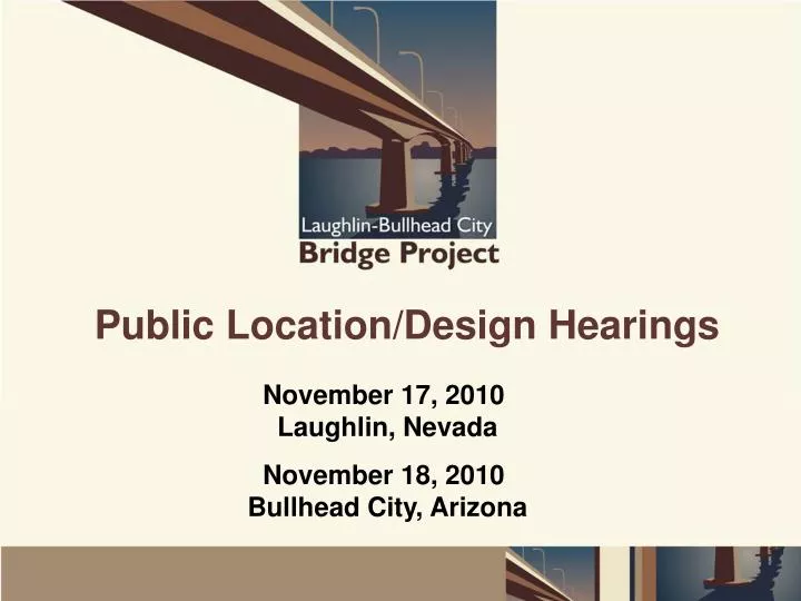 public location design hearings