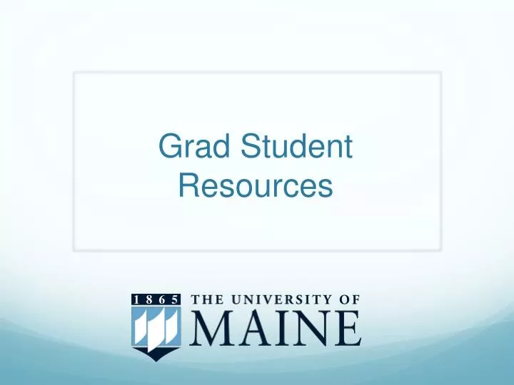 grad student resources