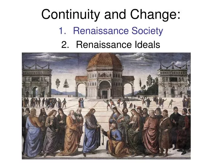 continuity and change
