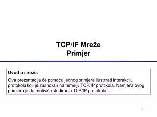 tcp ip mre e primjer