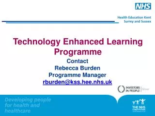 Technology Enhanced Learning Programme