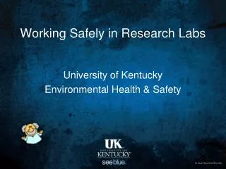 Working Safely in Research Labs