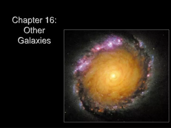 chapter 16 other galaxies