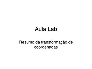 aula lab