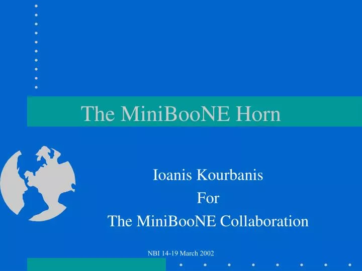 the miniboone horn