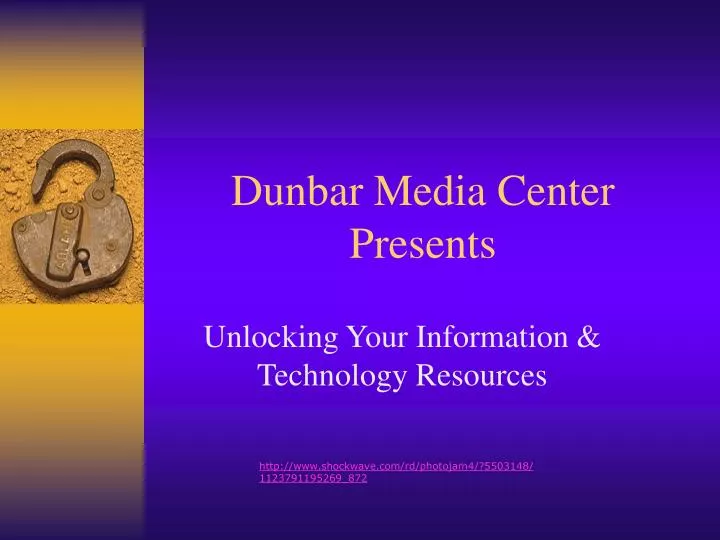 dunbar media center presents