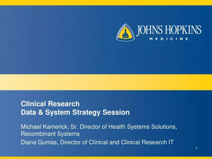 clinical research data system strategy session