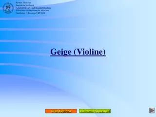 geige violine