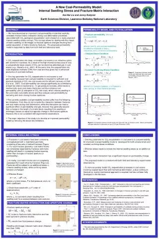 A New Coal-Permeability Model: Internal Swelling Stress and Fracture-Matrix Interaction