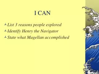 I CAN