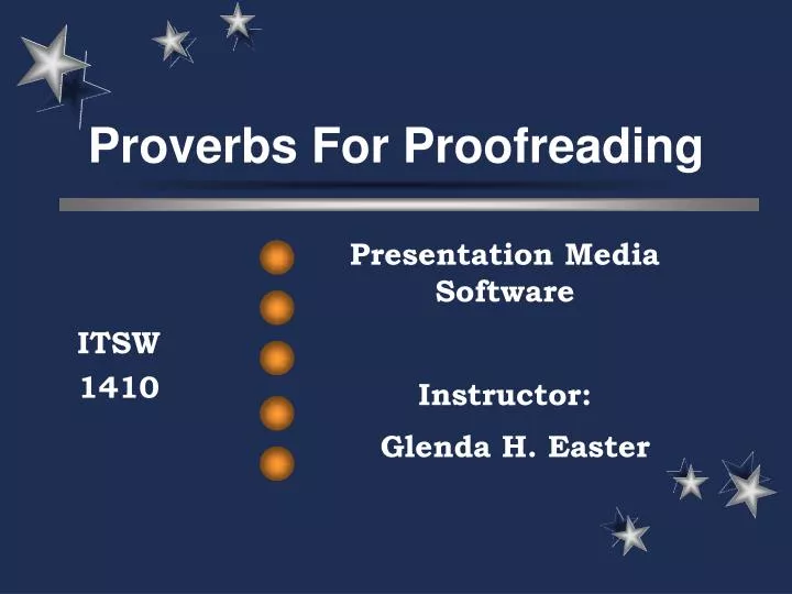 proverbs for proofreading