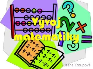 v voj matematiky