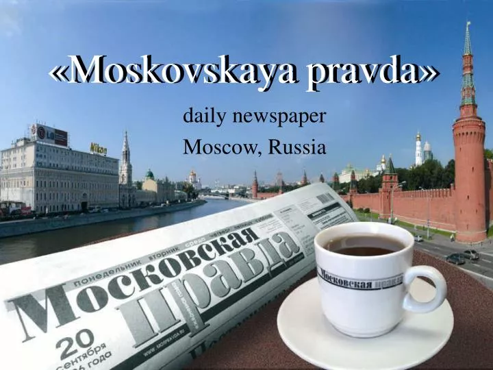 daily newspaper moscow russia
