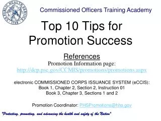 Top 10 Tips for Promotion Success