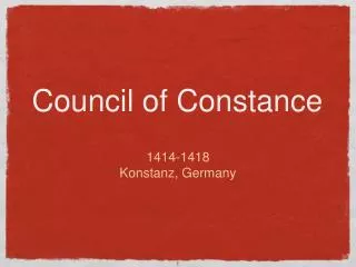 Council of Constance