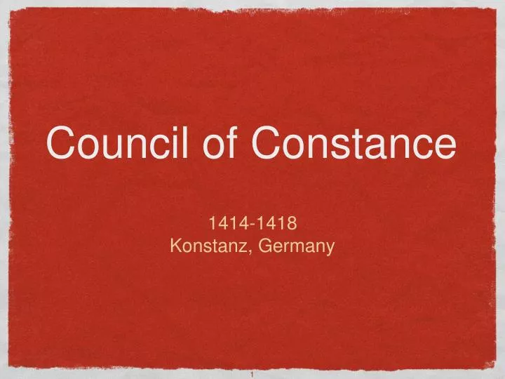 council of constance