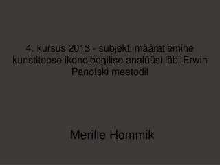 Merille Hommik