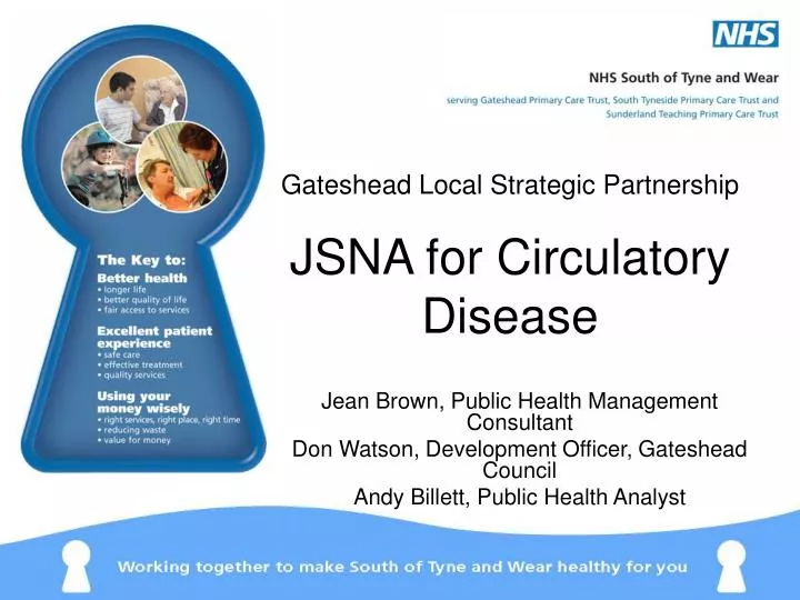 gateshead local strategic partnership jsna for circulatory disease