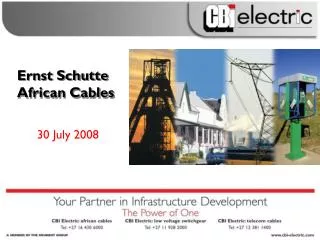 Ernst Schutte African Cables