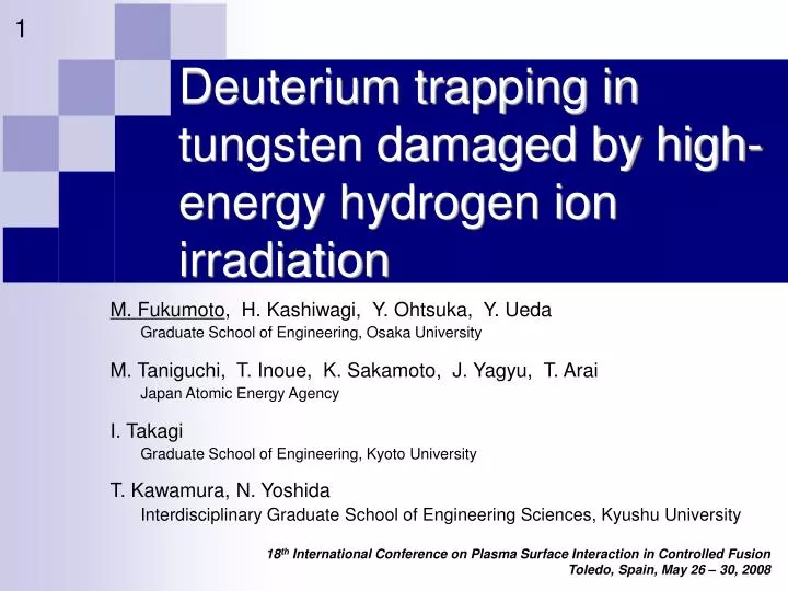 deuterium trapping in tungsten damaged by high energy hydrogen ion irradiation