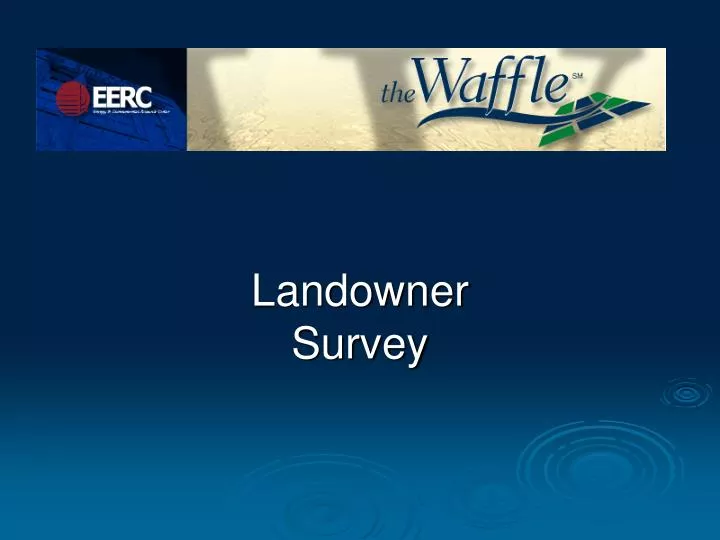 landowner survey