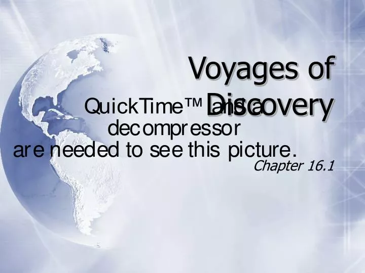 voyages of discovery