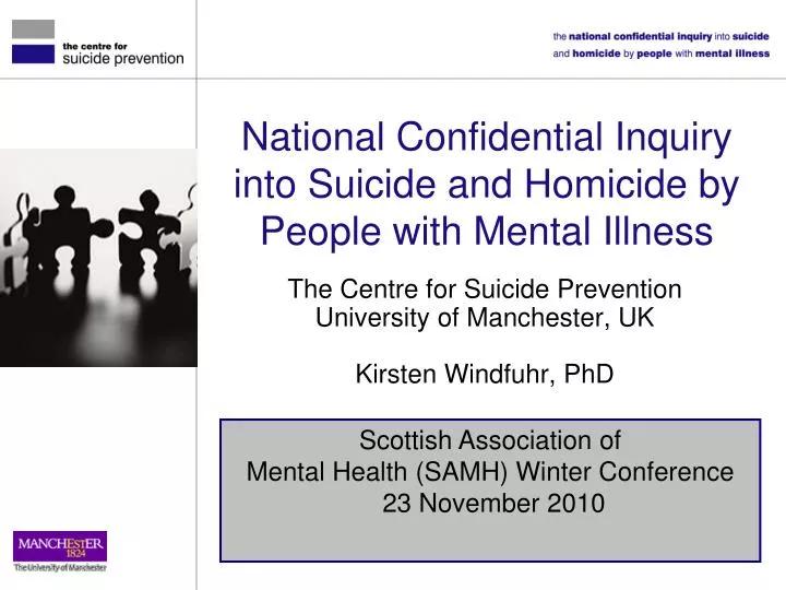 national confidential inquiry into suicide and homicide by people with mental illness