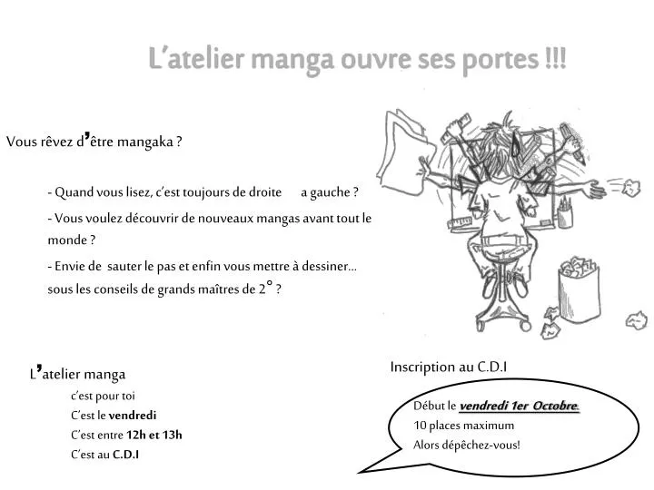 l atelier manga ouvre ses portes