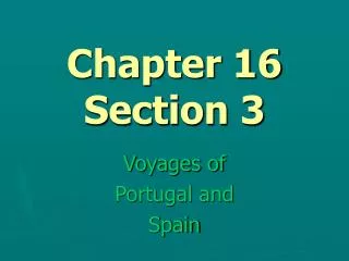 Chapter 16 Section 3