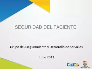 seguridad del paciente