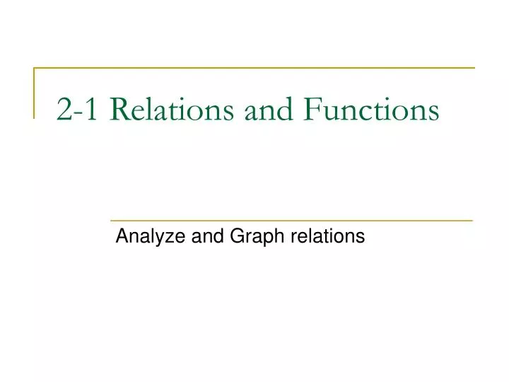 2 1 relations and functions