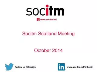 Socitm Scotland Meeting October 2014