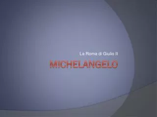 la roma di giulio ii