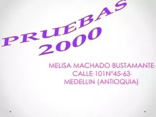 pruebas 2000
